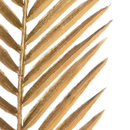 Atmosferă de plantă artificială, Frunză de palmier, 95 cm, Aurie