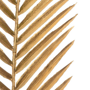 Atmosferă de plantă artificială, Frunză de palmier, 95 cm, Aurie