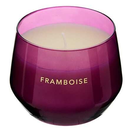 Ароматна свещ atmosphera Glowy, Малина, Виолетово стъкло, 300 g