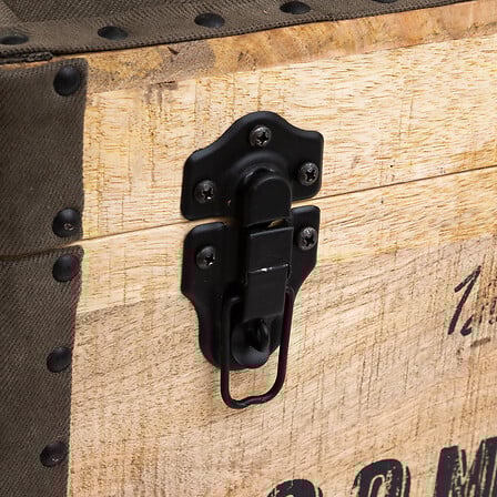 Comodă puf Atmosphera Silas, lemn de mango