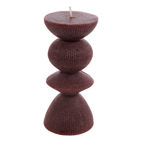 Homy totem candle height 15 cm assorted