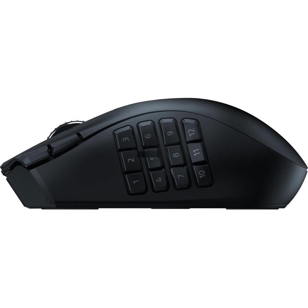 Mouse de gaming wireless Razer Naga V2 HyperSpeed, negru