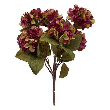 Buchet decorativ hortensii Atmosphere Fria, Asortate, 53 cm