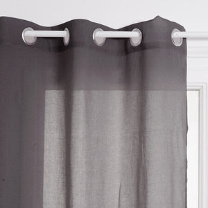 Ana sheer curtains 140 x 240 cm grey