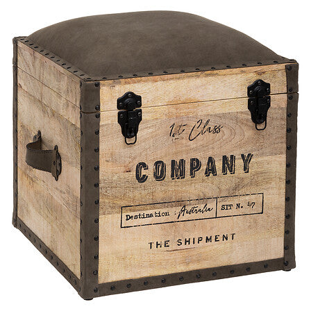 Comodă puf Atmosphera Silas, lemn de mango