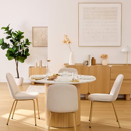 Masă de sufragerie Atmosphera Homelya, 110 cm
