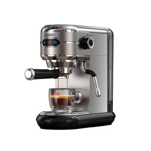 Espressor semiautomat HiBREW H11, 19 bar, 1450W, 1.1l, Argintiu