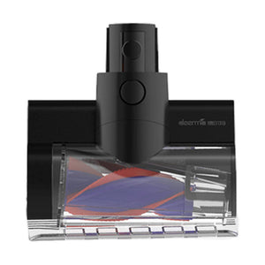 Aspirator vertical Deerma DEM-T30W cu stație, 240W, 23kPa, Lampă optică, Fără fir, Negru