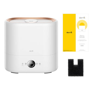 Umidificator de aer cu ultrasunete Deerma ST636W, 28W, 4.5L, sterilizare UV, aromaterapie, alb
