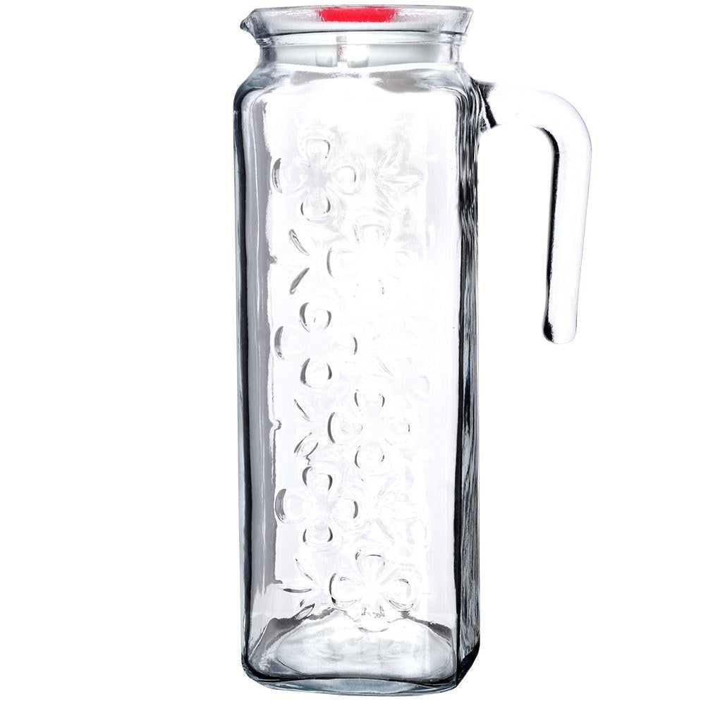 Cană de sticlă LAV Bloom, 1,2 l