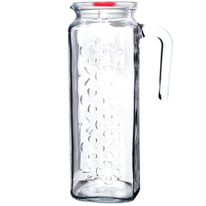 Cană de sticlă LAV Bloom, 1,2 l