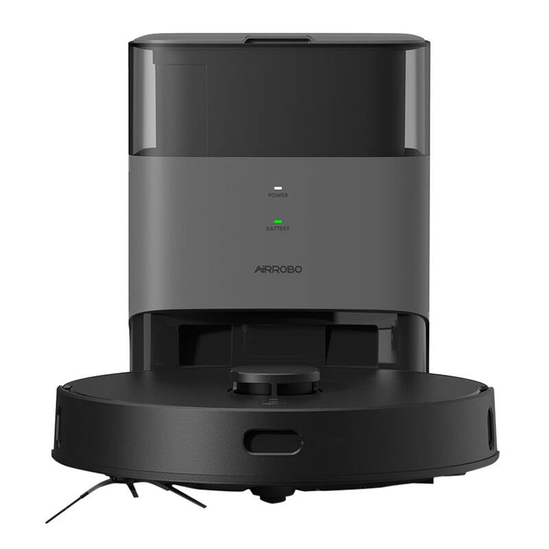 Aspirator robot cu stație AirRobo T20+, 60W, Mop, 3200mAh, filtre HEPA, Negru