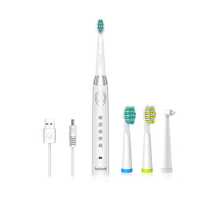 Periuță de dinți electrică Fairywill FW-508 Set de accesorii sonice, Alb