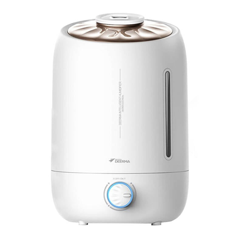 Purificator de aer Deerma F500, 25W, Capacitate 5 l, 300 ml/h, Silențios, Aromaterapie Alb