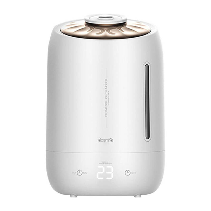 Purificator de aer Deerma F600, 25W, Capacitate 5 l, Afișaj, Aromaterapie, Alb
