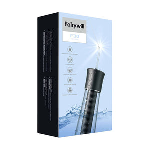 Irigator dentar FairyWill F30, 5 moduri, 300 ml, Negru
