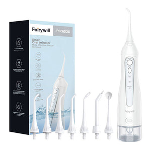 Irigator dentar FairyWill 5020E, 3 moduri, 300 ml, alb
