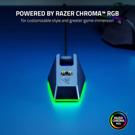 Stație de încărcare pentru mouse Razer Dock, neagră