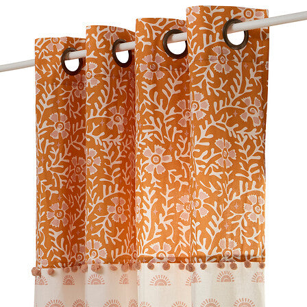 Perdea pentru copii Atmosphera Nomad, 140x260 cm, bej, portocaliu