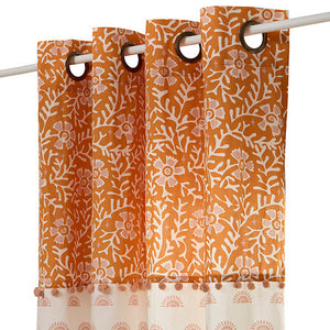 Perdea pentru copii Atmosphera Nomad, 140x260 cm, bej, portocaliu