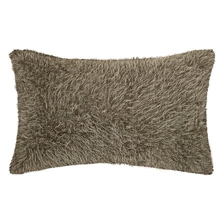 Декоративна възглавница atmosphera Nyero, Пух, 50 x 80 cm, Каки