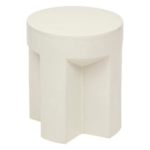 Masă laterală Atmosphera Kriz, ceramică, Ø34 cm