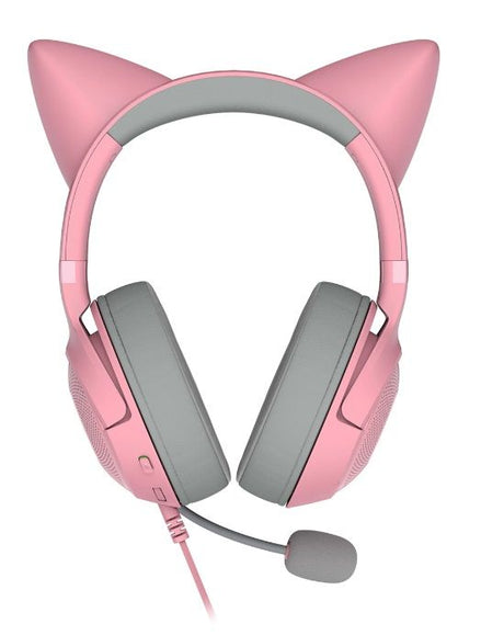 Căști de gaming Razer Kraken Kitty V2 (USB Tip A), Rose Quartz