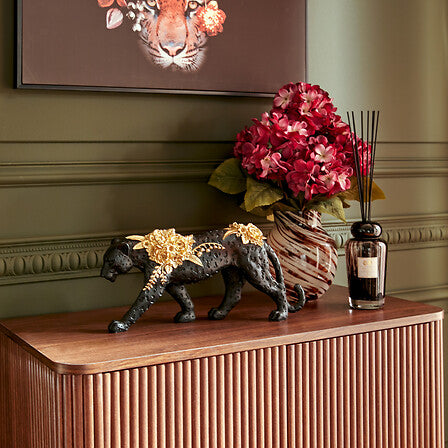 Figurină decorativă Atmosphera Belli, Rășină, Negru, 40 cm