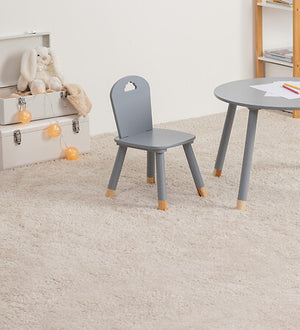 Scaun pentru copii Atmosphera, MDF, gri