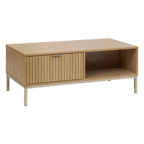 Холна маса 5five Tasso с чекмедже, Бежова, 100 cm