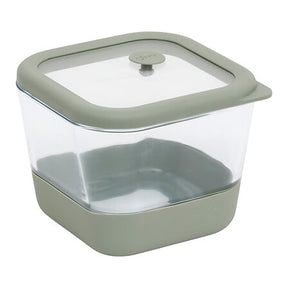 Кутия за съхранение 5five Siliglass, Боросиликатно стъкло, 0.8 л, Сива