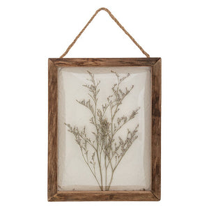 Декоративна рамка с изсушени цветя atmosphera Jonas, MDF, 20x25 см, Кафява