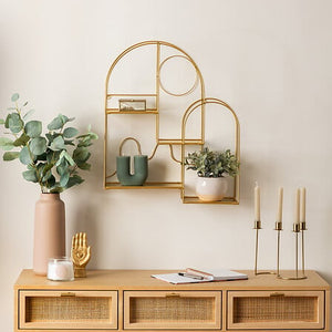 Raft de perete Atmosphere Tina, Metal, 60x50 cm