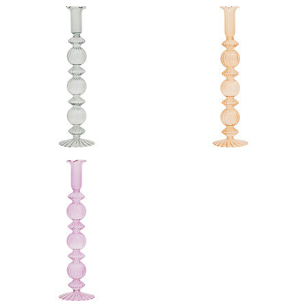 Sfeșnic Atmosphera Pila, Sticlă, 31 cm