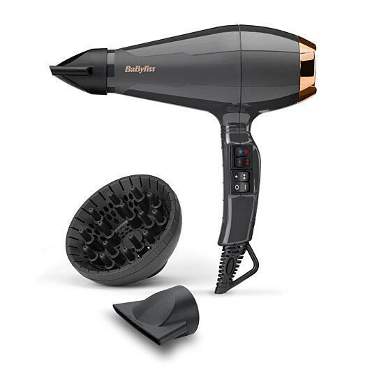 Uscător de păr BaByliss 6719DE, 2200W, ionizare, 2 viteze, negru