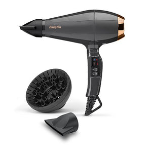 Uscător de păr BaByliss 6719DE, 2200W, ionizare, 2 viteze, negru