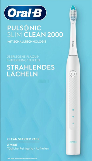 Periuță de dinți electrică Oral-B Pulsonic Slim Clean 2000 304425, Albă