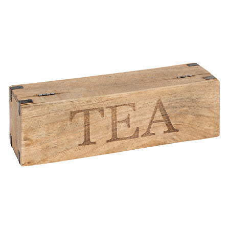 Cutie pentru depozitarea ceaiului Atmosphera Naim, 32cm, Mango