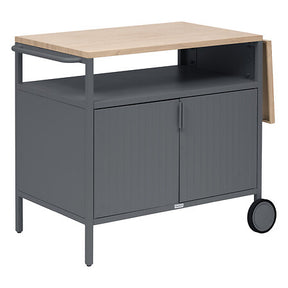 Trolley Ironia extendable steel wood effect and graphite
