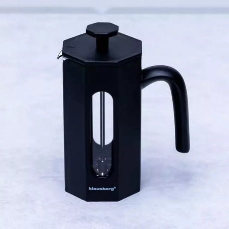 Presă de cafea franceză Klausberg 7677, 600 ml, Sticlă, Grafit/negru