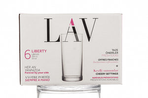 Set pahare suc LAV Liberty, 295 ml, 6 buc.