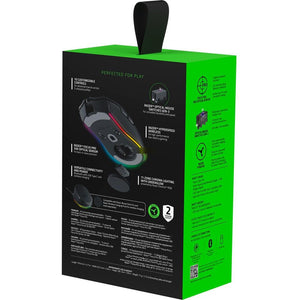 Mouse de gaming wireless Razer Cobra PRO, iluminare RGB, negru