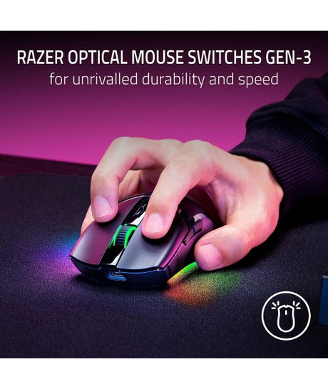 Mouse de gaming wireless Razer Cobra PRO, iluminare RGB, negru