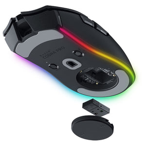 Mouse de gaming wireless Razer Cobra PRO, iluminare RGB, negru