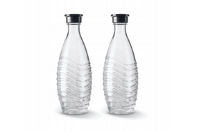 Set de 2 carafe din sticlă Sodastream, 615 ml, pentru dispozitive Crystal sau Penguin