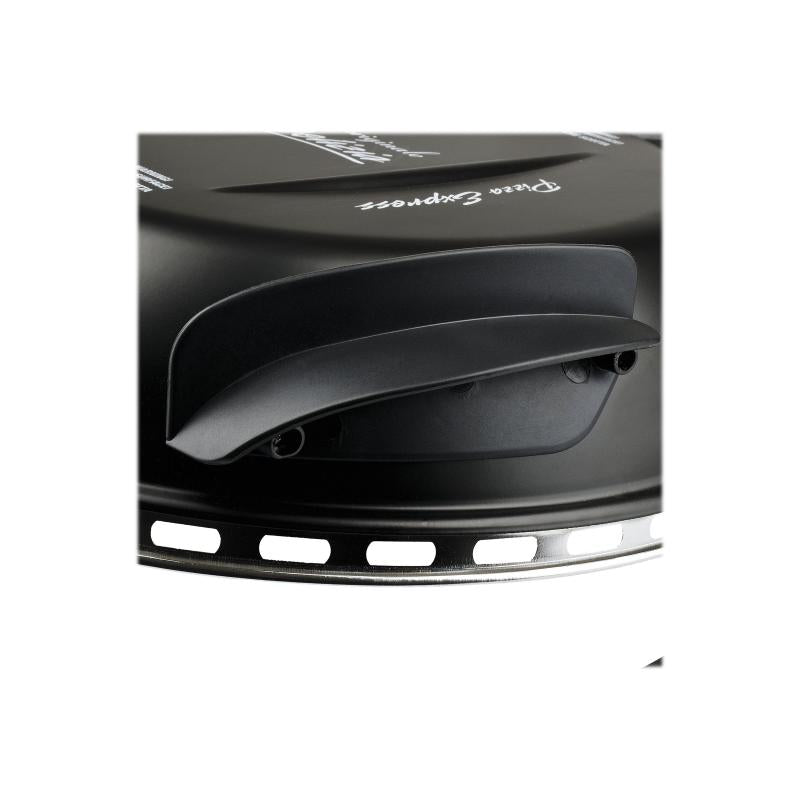 Cuptor de pizza G3Ferrari Delizia Special, Suprafață de coacere din piatră refractară, termostat până la 390°C și temporizator cu semnal sonor negru, Negru