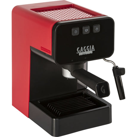 Espressor Gaggia Style EG2111/03, 15 bar, Capacitate rezervor apă 1,2 l, 230V, 1900 W, Oprire automată, Funcție Memo, Roșu