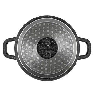 Cratiță din aluminiu Kinghoff 1592, acoperire cu marmură, 1,3 l, 16 cm