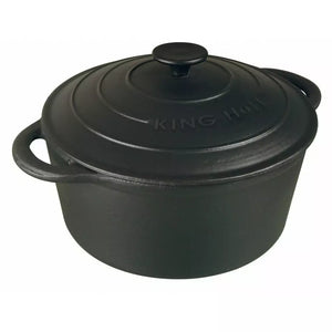 Cratiță KingHoff 2253, Capac din fontă, Mânere din fontă, Inducție, 2,4 l, Diametru 22 cm