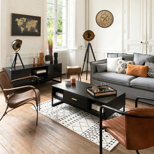 Scaun de sufragerie Atmosphera Kavi, piele naturală